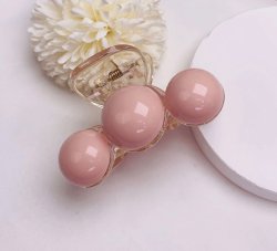 Hårnypa liten pärlor rosa